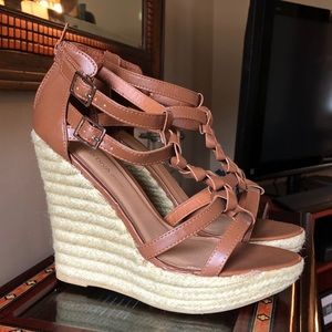Wild Diva Lounge Espadrille Wedge Sandals